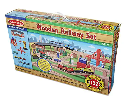 Melissa and Doug Wooden Train Sets For Kids | Toy Train Center Melissa and Doug Wooden Train Sets For Kids | Toy Train Center
