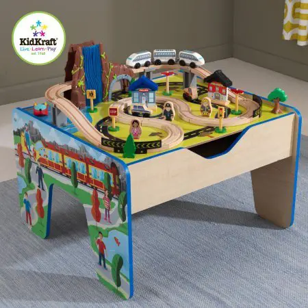Wooden Train Table | Toy Train Center Wooden Train Table | Toy Train Center