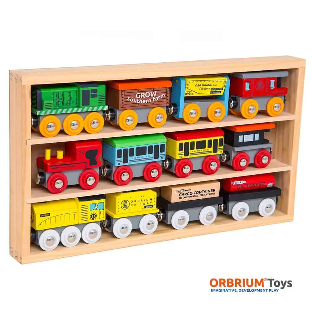 best wooden train sets for toddlers