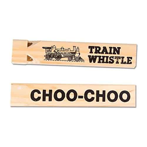 wooden train whistle target