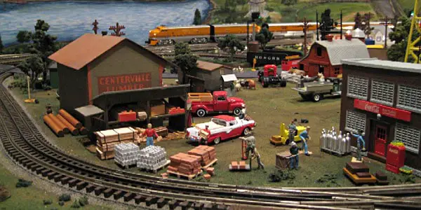 o scale model railroad