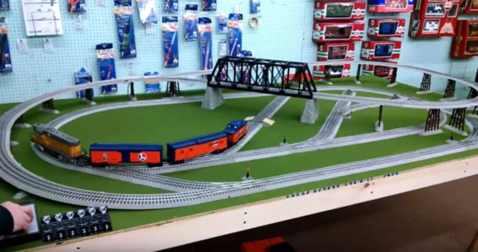 lionel train set up